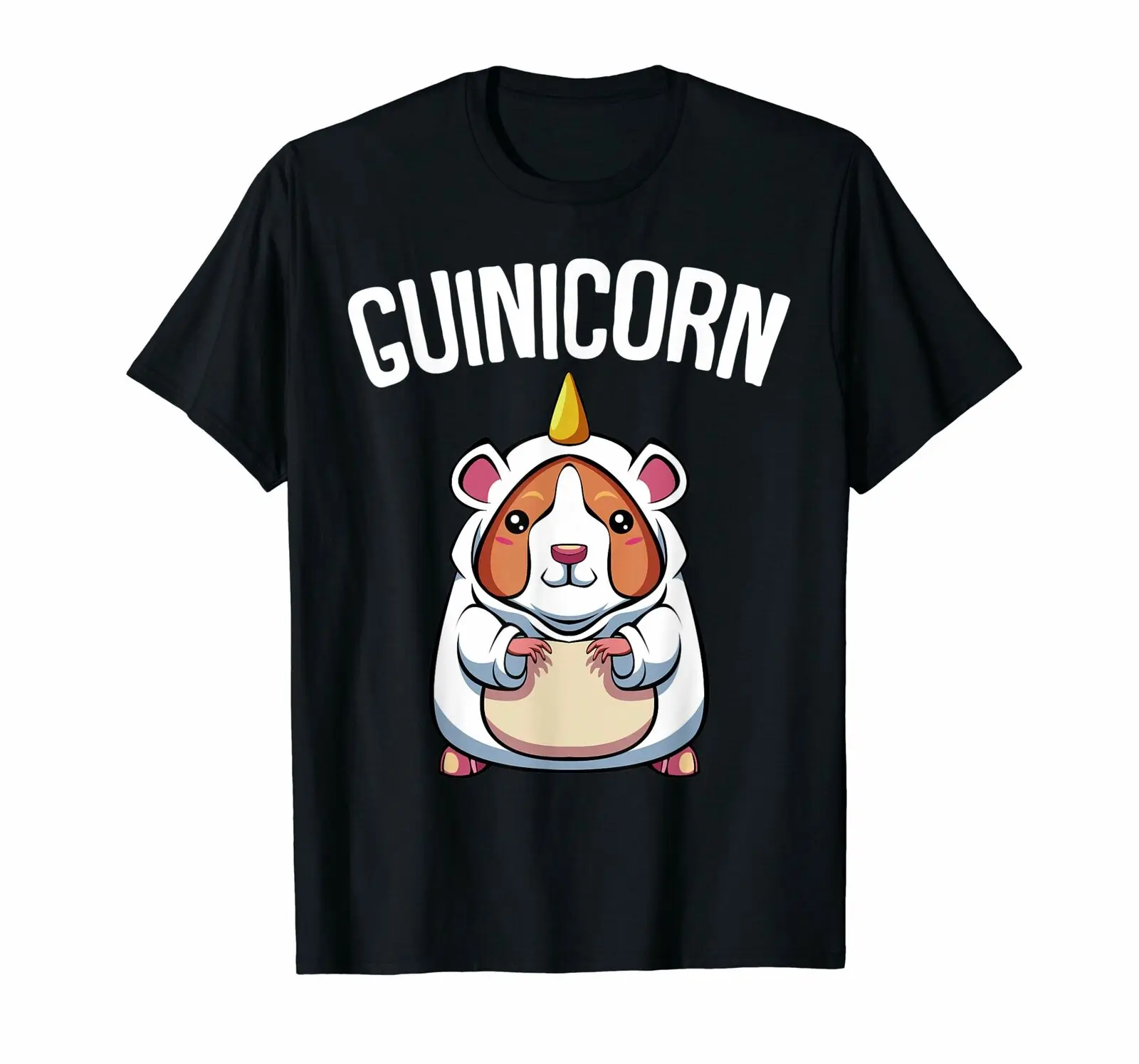 Забавная Милая футболка Guinicorn с изображением морской свинки и единорога | Мужская