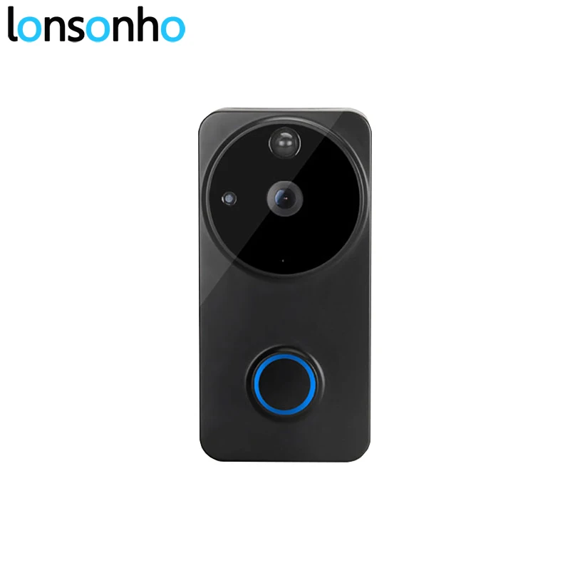 

Lonsonho Wireless Smart Wifi Video Doorbell Intercom 2MP 1080P Camera Night Vision Pir Motion Sensor Tosee Plus App