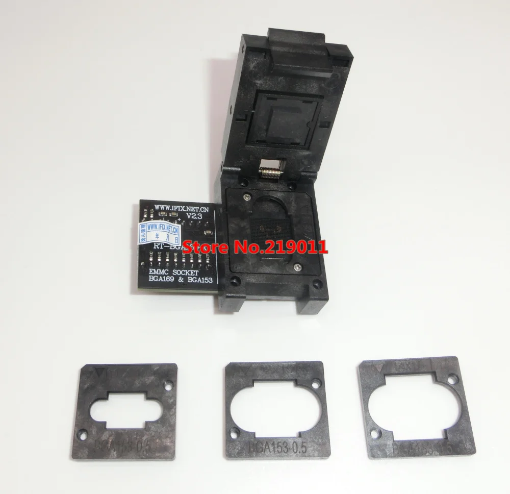 RT-BGA169-01 V2.3 EMMC Seat EMCP153 EMCP169 гнездо BGA169 BGA153 EMMC адаптер 11,5*13 мм добавить больше 3 шт. Матрица для RT809H