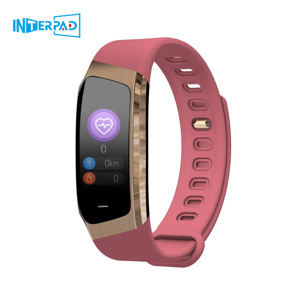 

Interpad Smart Watch IP67 Waterproof Blood Pressure Smart Bracelet Heart Rate Monitor Sport Fitness Tracker Smartwatch