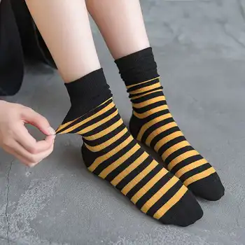 

Classic stacked socks children's street striped women's socks personalized cotton fashion socks