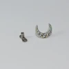 Gemme opale en titane G23, Micro ancre en cristal, Top, Piercing à la Surface, bijoux du corps 14G ► Photo 2/6