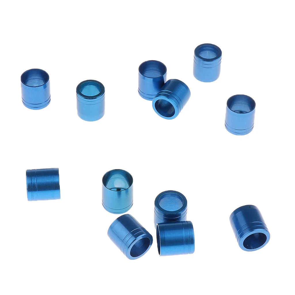 Archery Arrow Explosion-proof Ring For Outer Diameter 7.6mm Arrow Shaft, Set of 12 Various Color