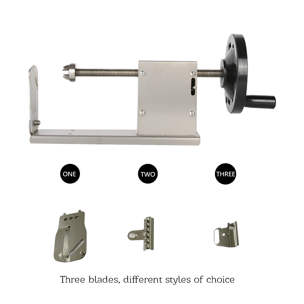  Manual Fries Cutting Machine Kitchen Utensils With 3 Blades for Different Vegetbales Chips Slicer F - 4000180283404