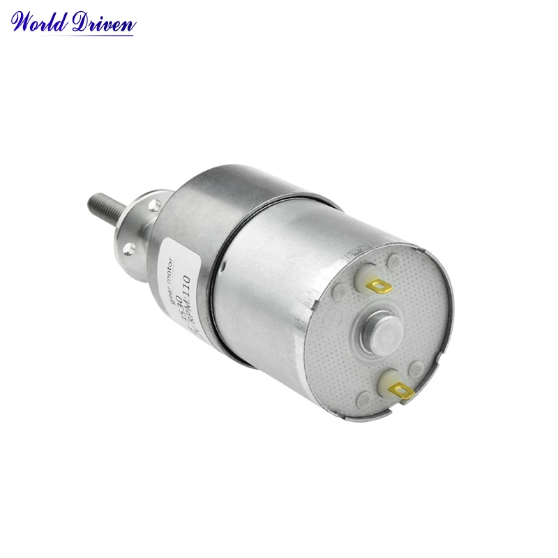 DC мотор торможения микро 12v24v цельнометаллический редуктор плюс M6 длинный резьбовой винт