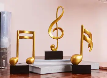 

Factory direct sale Modern simple music Trophy staff note piano decoration music room is decorated Nordic piano shelves Garden