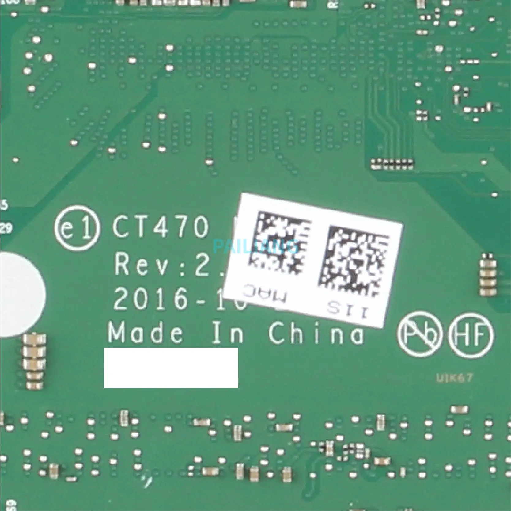 PAILIANG Laptop motherboard For LENOVO Thinkpad T470 NM-A931 Mainboard Core SR340 i5-7300U TESTED D