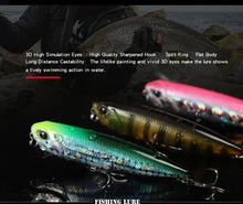 

1PCS Fishing Lures Fishing Pencil 65mm/100mm Stickbait Bait Sinking Seabass Predator Fish Long Cast Needle Bait Fishing Tackle