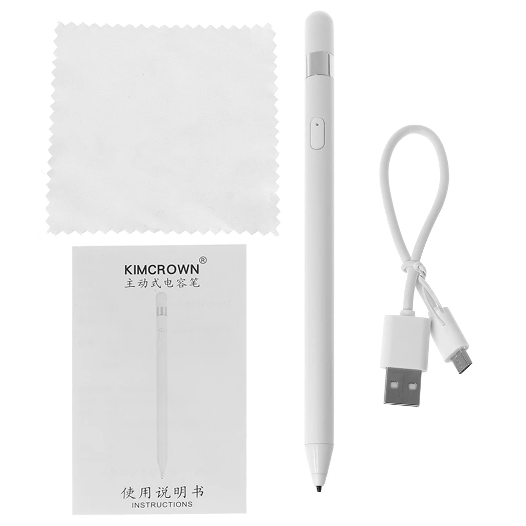 Портативный Емкостный карандаш с микро-usb зарядкой стилус для сенсорного экрана