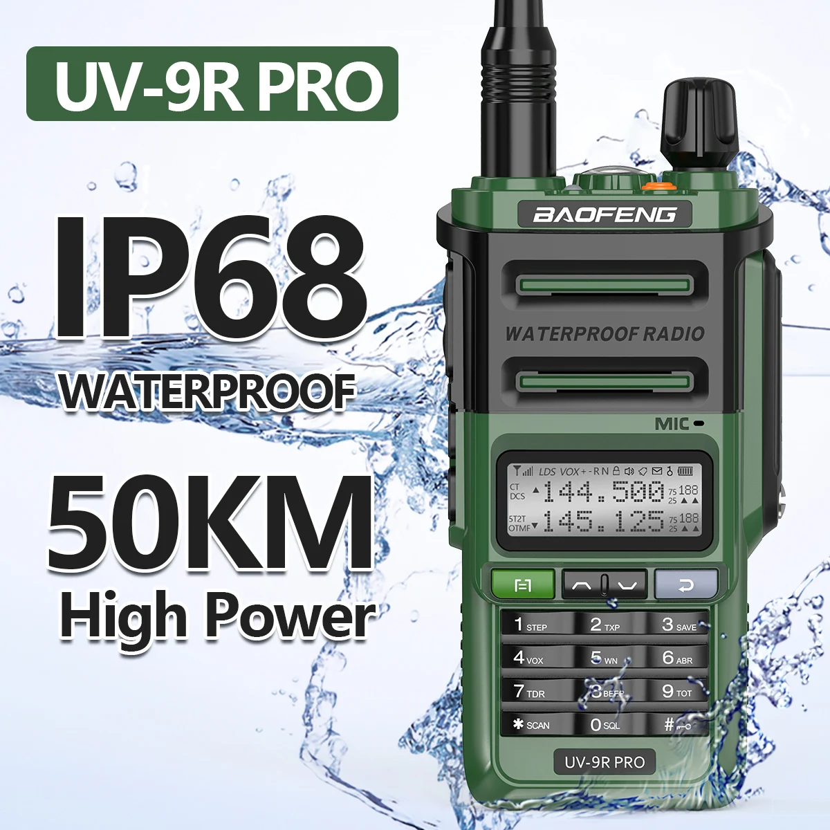 two way radios for sale Baofeng UV-9R PRO 10W Powerful Walkie Talkie CB set portable Handheld 50KM Long Range Two Way Radior upgrade of uv9r plus walkie talkie Walkie Talkie