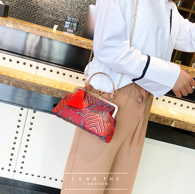 vintage bag bags women chain shoulder crossbody bag women's handbags (34)