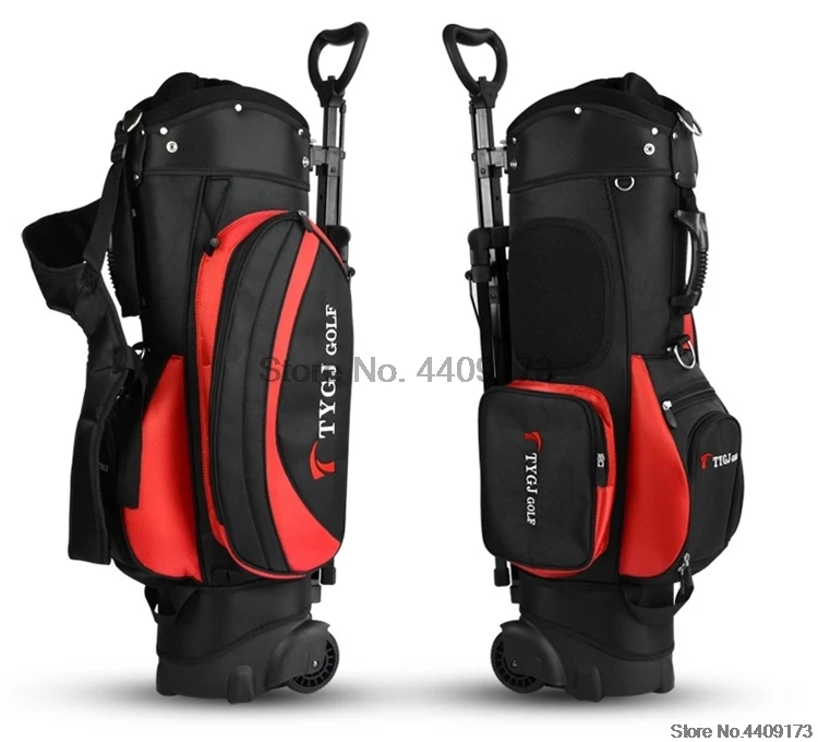 Стеллаж для гольфа сумка с колесом стандартная подставка Caddy сумка для гольфа большая емкость удерживает 13 клубов мяч дорожная посылка D0648