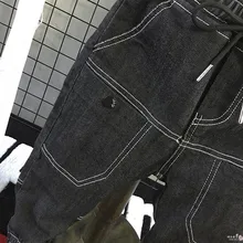 Spring BOY'S New Style Crawler Children Korean-style Trend Versatile Medium Waist Beam Leg Harem Trousers T605