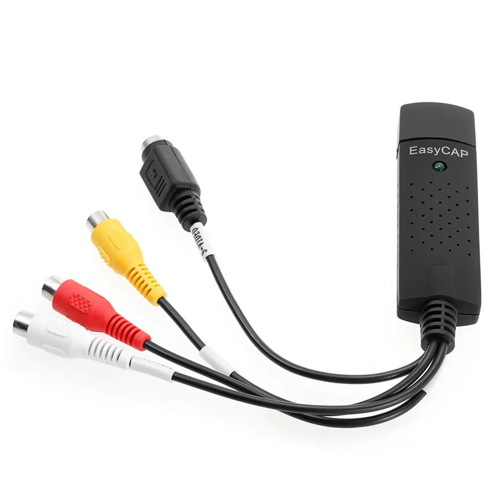 USB адаптер Easycap 2 0 для ТВ видео аудио VHS на DVD HDD конвертер карта захвата компьютера