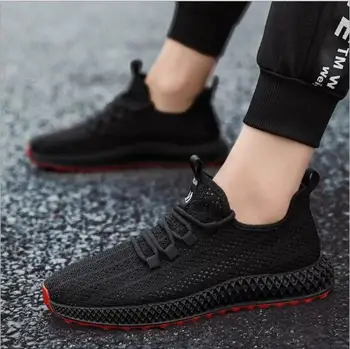 

2019 spring and autumn new men's shoes breathable casual sports shoes mesh shoes