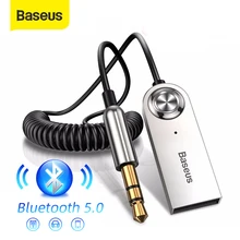 Baseus Aux Bluetooth récepteur Audio USB sans fil 5.0 adaptateur pour Sparker Auto mains libres voiture Kit Audio musique Bluetooth émetteur