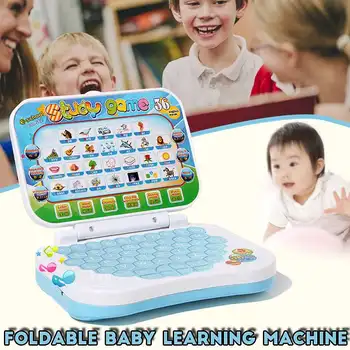 

Foldable Baby Kid Learning Machine Kid Laptop Toy Early Interactive Machine Alphabet Pronunciation Educational Baby Toy Children
