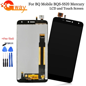 

5.5" For BQ Mobile BQS-5520 Mercury BQS 5520 BQS5520 BQ 5520 BQ-5520 LCD Display+Touch Screen Digitizer Assembly+Tools