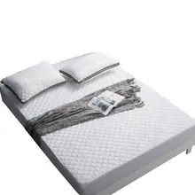 Отельные толстые стеганые стежки тонкая шлифовальная ткань стеганые простыни для кровати ультразвуковое стеганое покрытие для матраса