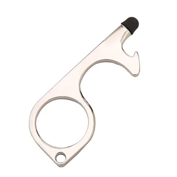 

New design Brass Door Opener- EDC antimicrobial brass keychain door opener not touch key