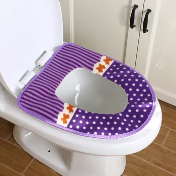 

Universal Soft Heated Washable Toilet Seat Set for Home Decor Closestool Toilet Seat Cover Warmer Toilet Lid Cover Accessories