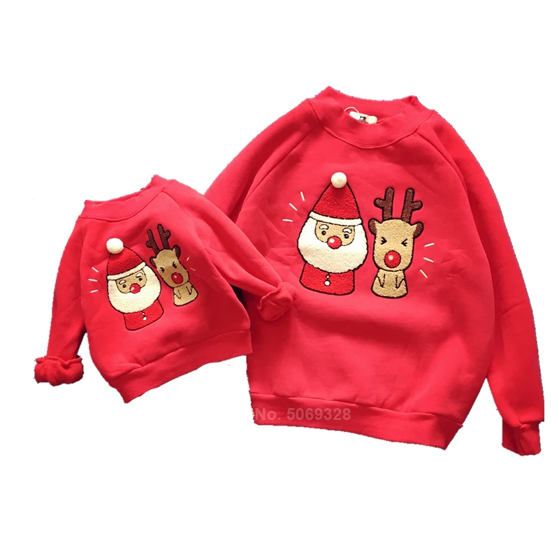 Color11onesweater Семейные рождественские пижамы; свитера; зимние рождественские одинаковые комплекты для мамы, папы, мальчиков и девочек; новогодние Зимние толстовки с капюшоном и рождественской елкой; одежда - Цвет: Color11onesweater