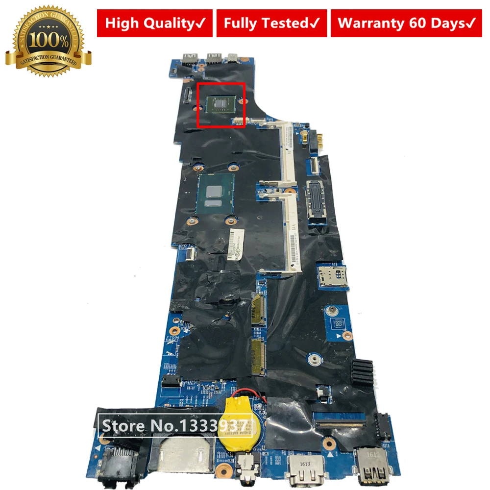 01AY340 для lenovo thinkpad P50S Материнская плата ноутбука с SR2EZ I7-6500U материнская плата тестирование работы