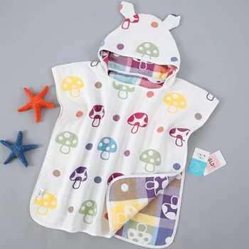

Baby hooded blanket stroller blankets Sleep Gown Infant Sleeping sack Baby gauze Printing Bath towel wraps