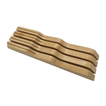 

Knife Drawer Kitchen Cutlery Holder Wooden Butcher Knife Holder Knife Rack Storage Knife Organizer Drawer Kitchen Tool for Home