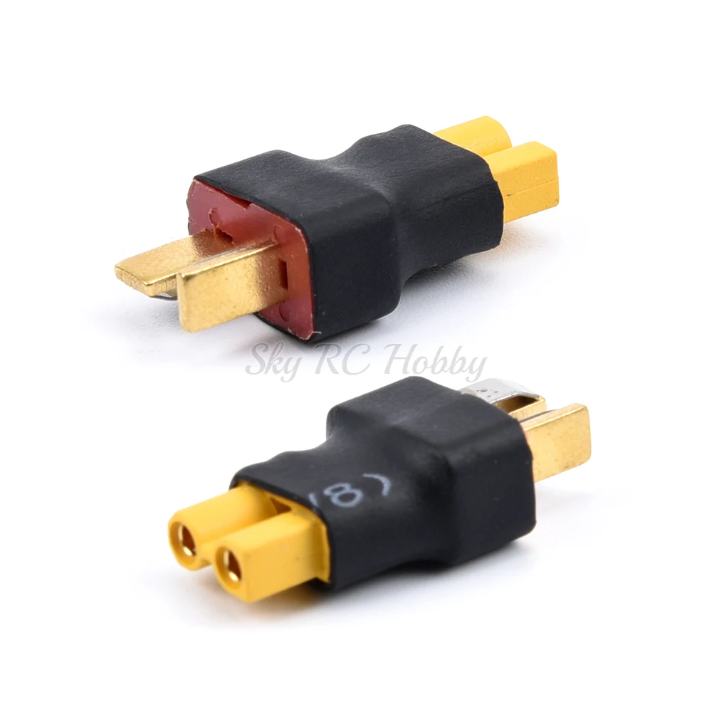 1PCS XT30 Male / Female to XT60 / T Plug Female/Male Power Adapter Converter RC Drone Connector Adapter Battery Converter Plug 4