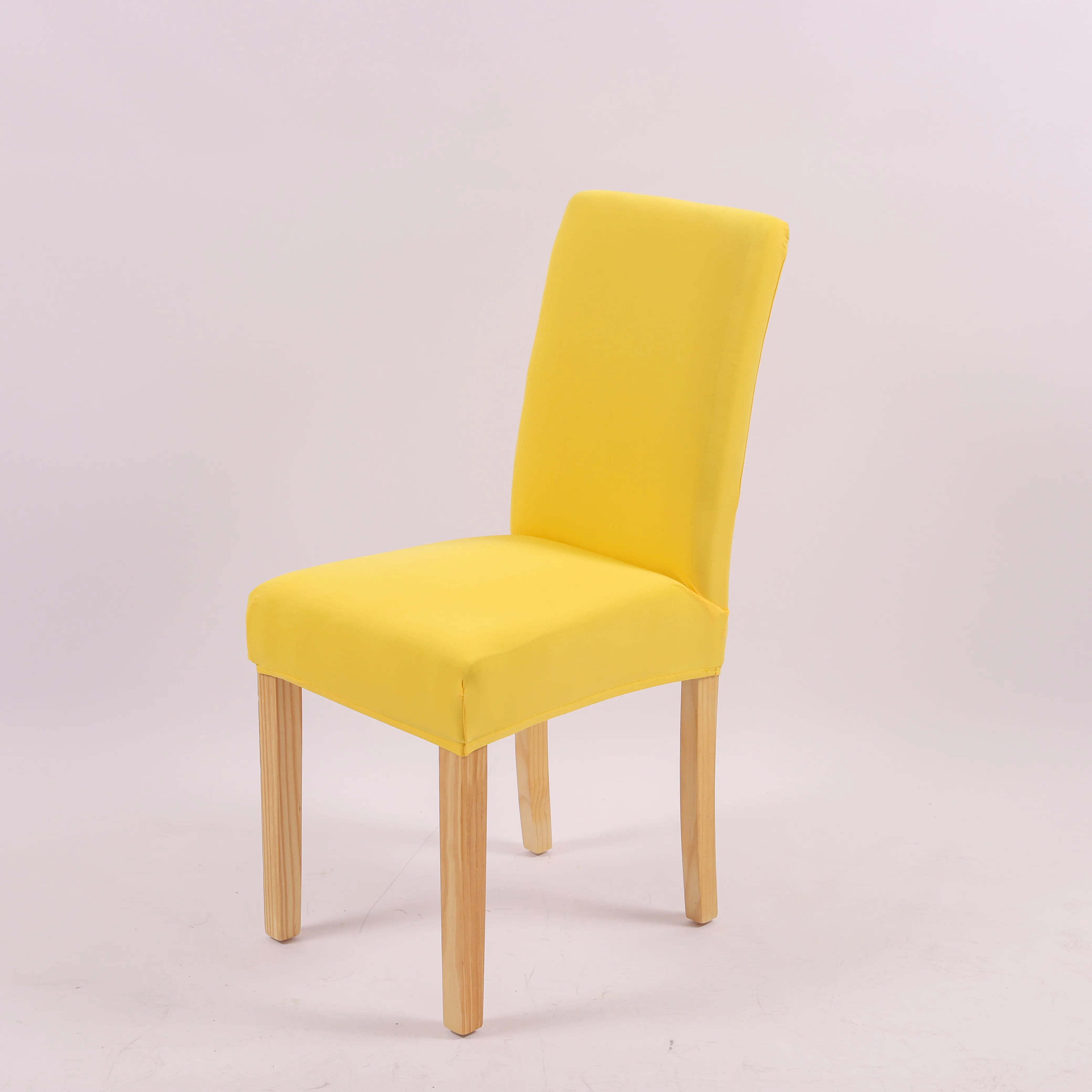 Zerolife Solid Color Chair Cover Dining Chairs Polyester Spandex Modern Plain Chair Covers Seat Cover Non-slip Wedding Banquet