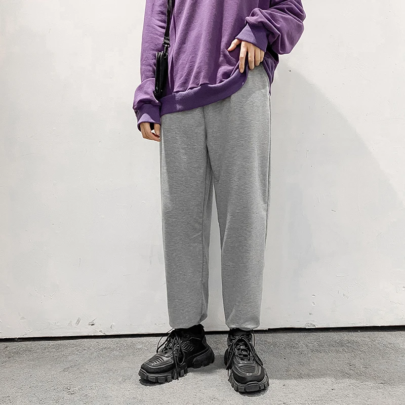 

2020 Harajuku pencil pants men's summer casual jogging pants loose white trousers men's streetwear men's trousers hip-hop men's