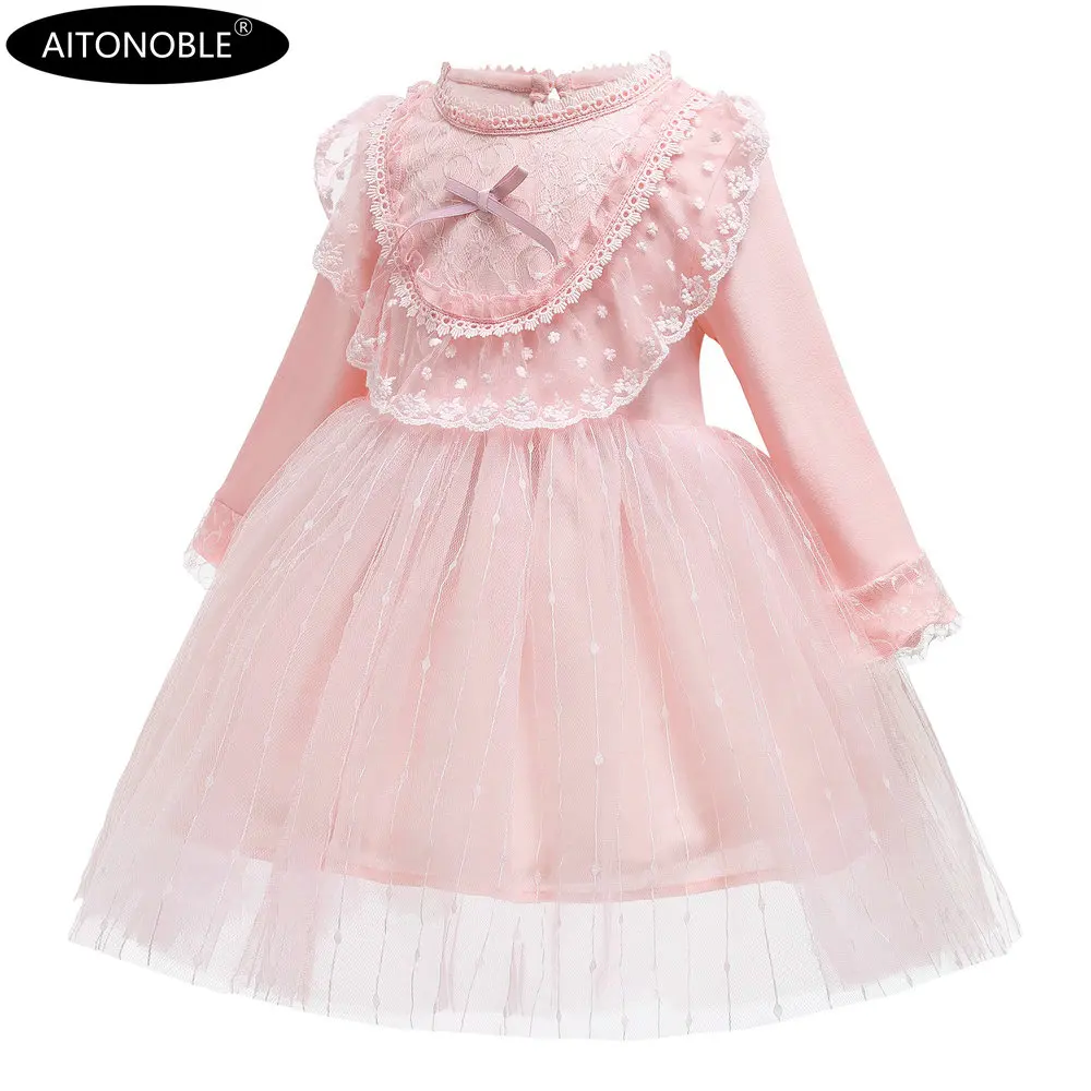 Aitonoble New Costume Christmas Dress Girl's Dress Children Skirt Cosplay Christmas For Girls With a Gift Bag