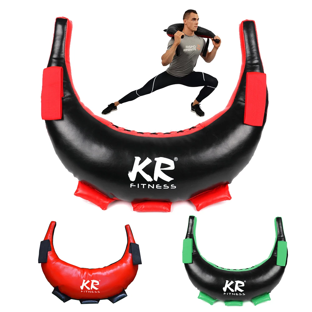 

PU Boxing Training Bulgarian Power Bag Muay Thai Training Sand Sandbag 2 Colors MMA Boxing Power Bag Empty Bag