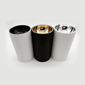 

Surface Mounted Cylindrical Reflector cup LED COB Downlight 5W 10W 15W 20W LED Ceiling Bulbs Lamp Spot Light LED Downlight