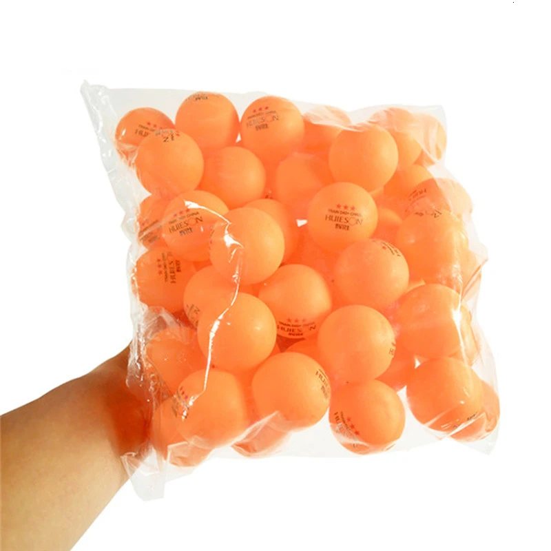 Huieson 100PcsBag 3 Star ABS Plastic Table Tennis Balls 40MM+ 2.8g Ping Pong Balls for Adults Club Training