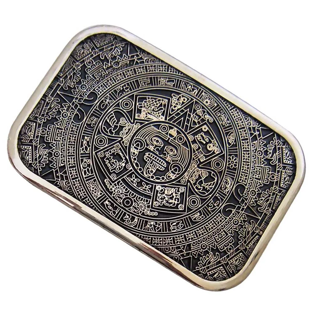 Zinc Alloy Belt Buckle Retro Western Cowboy Fashion Metal Buckle for Mens Lady