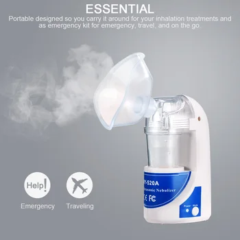

Onever Portable Health Atomizer Children Care Inhale Nebulizer Ultrasonic Nebulizer Humidifier Handheld Respirator Vaporizer
