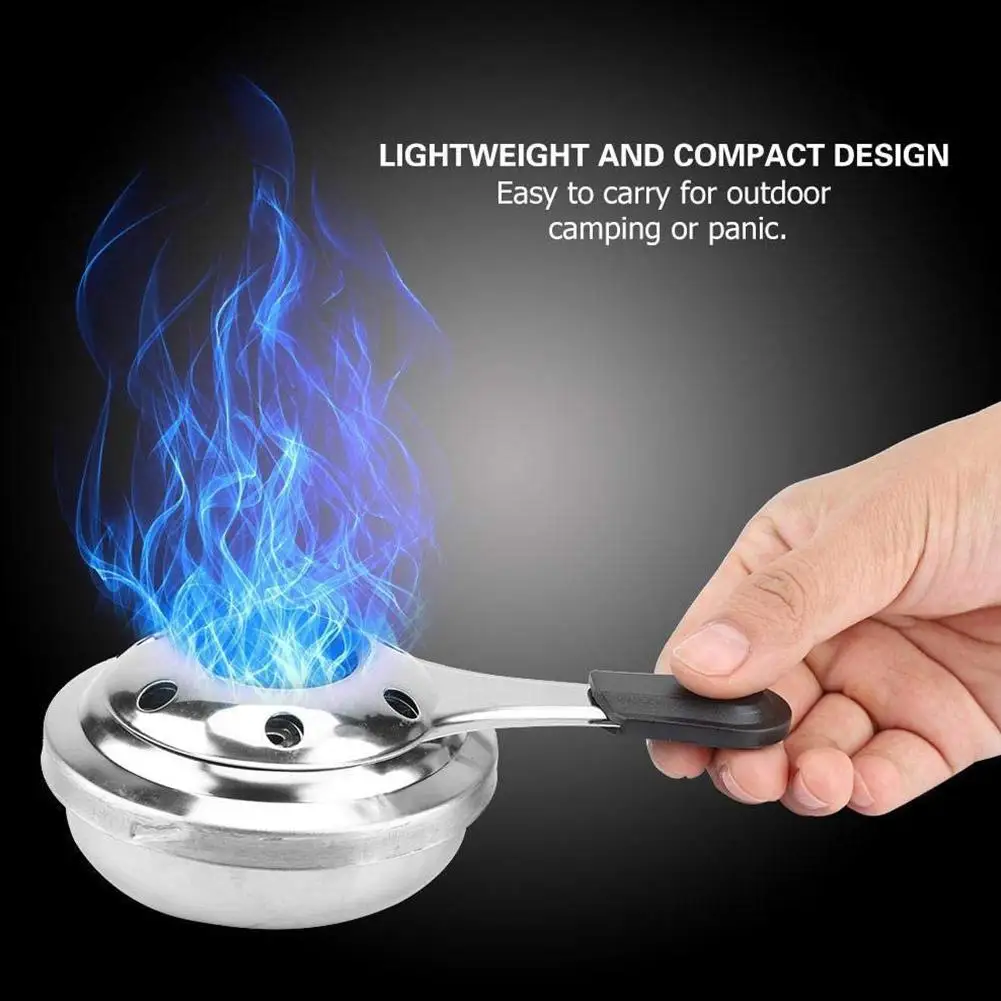Compact Mini Alcohol Burner Stove For Outdoor Camping Hiking Cooking Picnic 