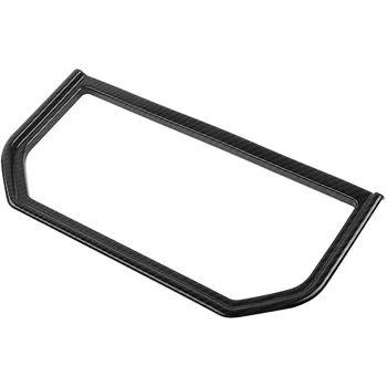 

NEW-Carbon Fiber Central Control Armrest Box Cup Holder Cover Trim Frame Sticker Car Accessories for Ford F150 2016-2020