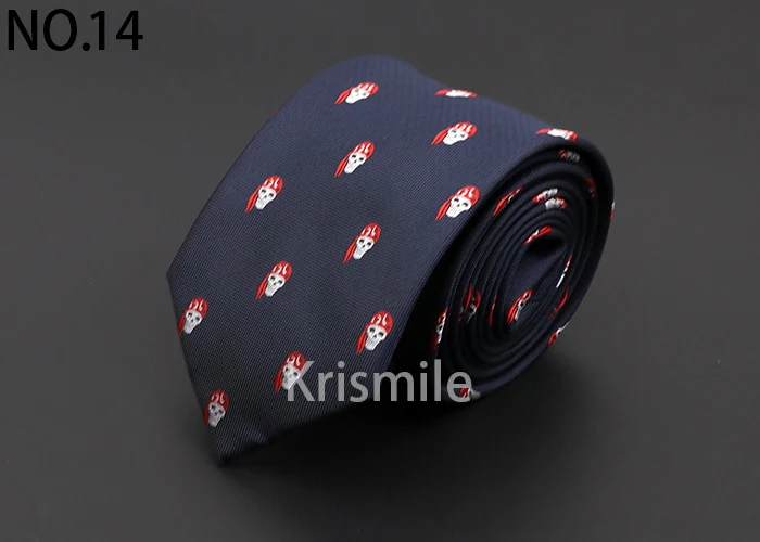 Herrenmode Polyesterert Krawatten Jacquard Krawatte Männer Tier Pflanze Schädel Blume Gewebte Krawatte Hochzeit Party Geschenk Luxus Krawatte – Detail 17