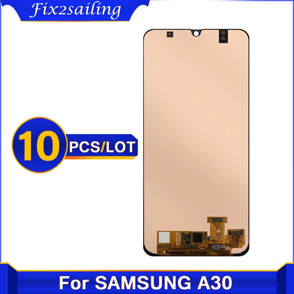 10 шт./лот для samsung galaxy A30 A305/DS A305F A305FD A305A Дисплей кодирующий преобразователь сенсорного экрана в сборе