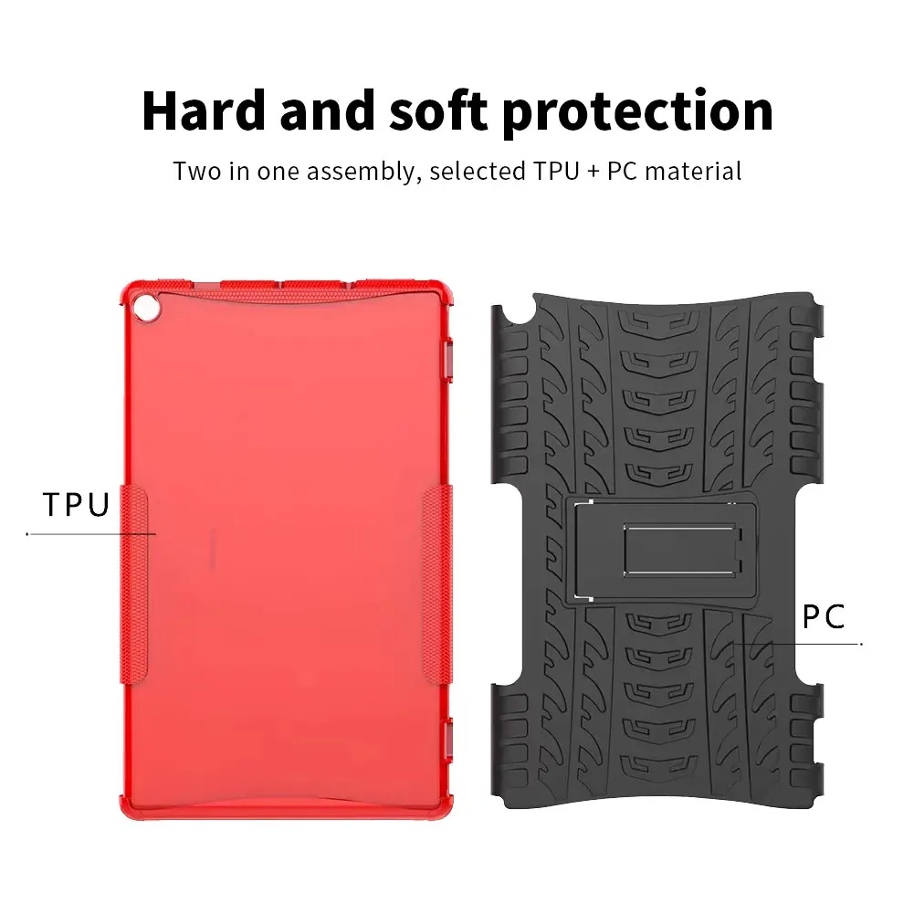 Чехол-подставка для Amazon Kindle Fire HD 10, противоударный чехол, ТПУ защитный чехол для планшета Kindle Fire HD 10
