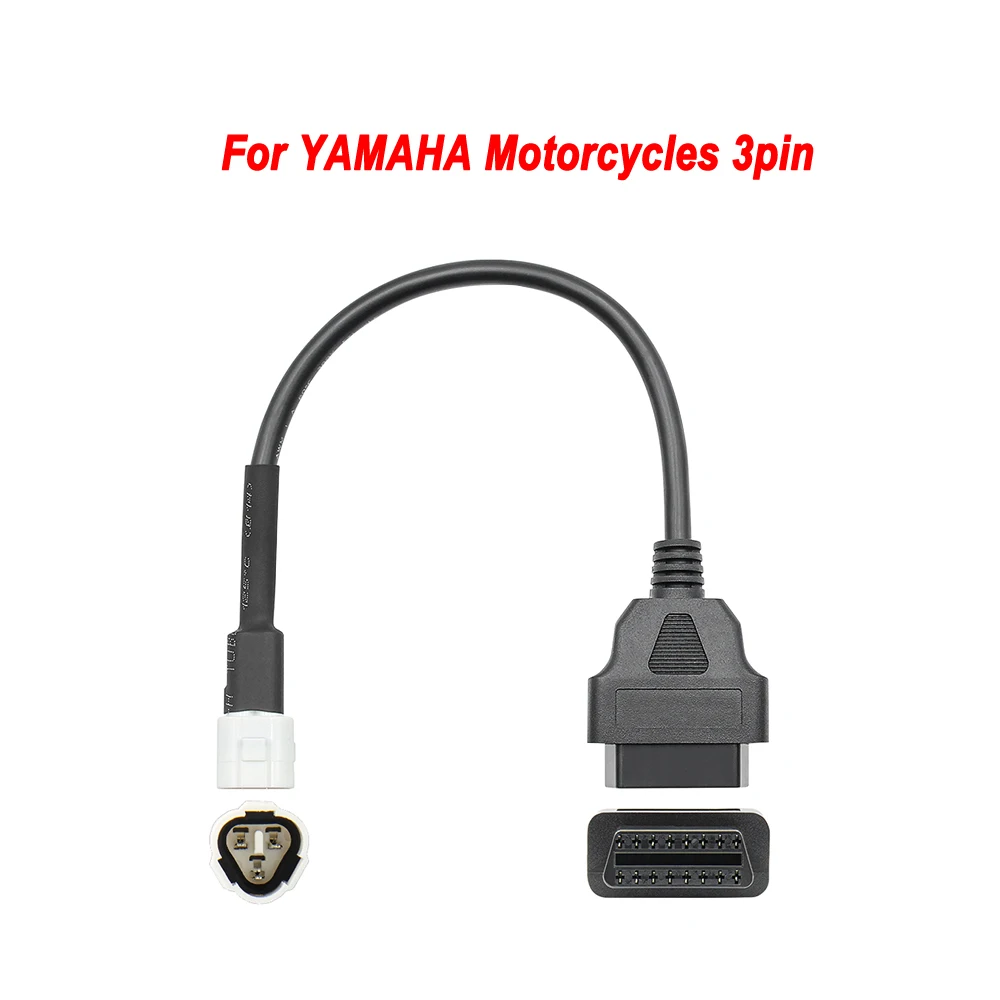 Motobike OBD2 Connector Motorcycle YAMAHA 3/4pin Harley HONDA 4/6pin Ducati /kawasaki Moto Extenstion Cable obd2 connector obd2 extension cable obd2 cable