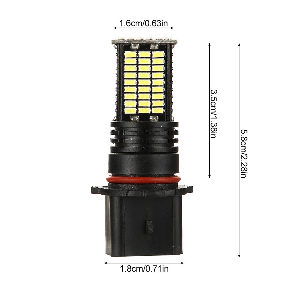 2 шт P13W 84SMD сменный яркий Автомобильный светодиодный противотуманный фонарь лампы фары дальнего света для авто маска камера заднего вида carros аксессуары