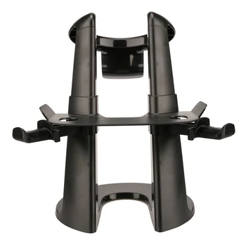 

Controller Mount Headset Holder VR Stand Universal Black Detachable Stable Durable Bracket Display Easy Use Desk For Oculus Rift