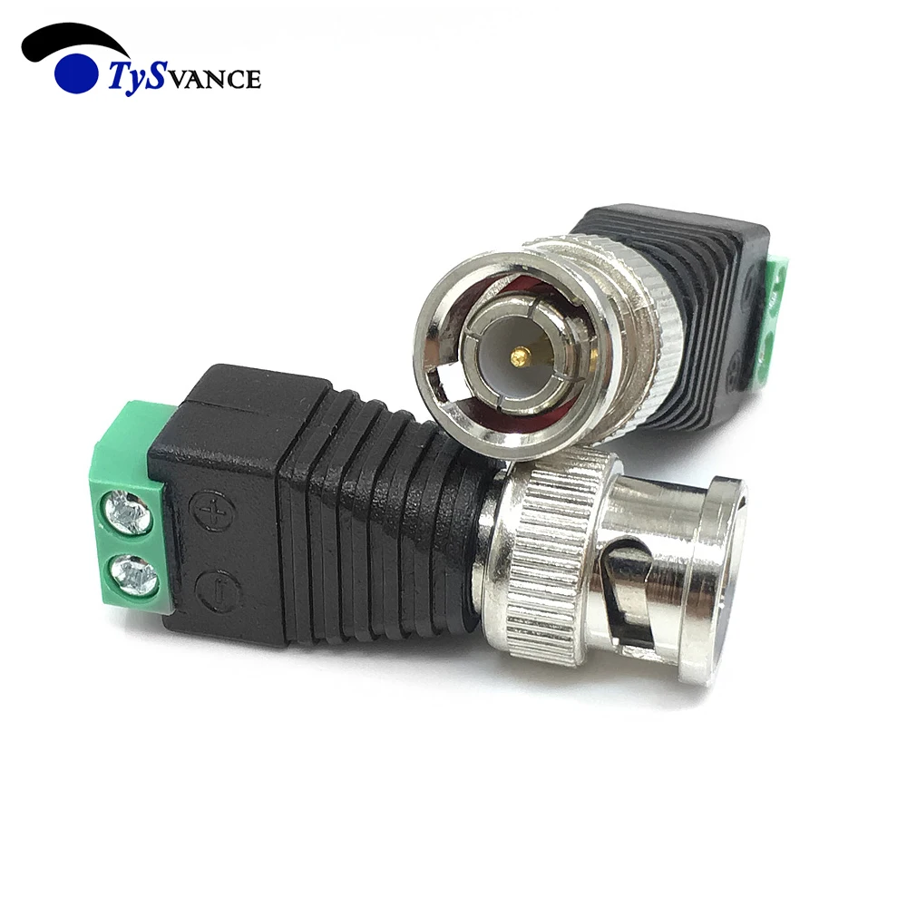 Адаптер Coax CAT5 для камеры видеонаблюдения переходник с разъемом BNC системы
