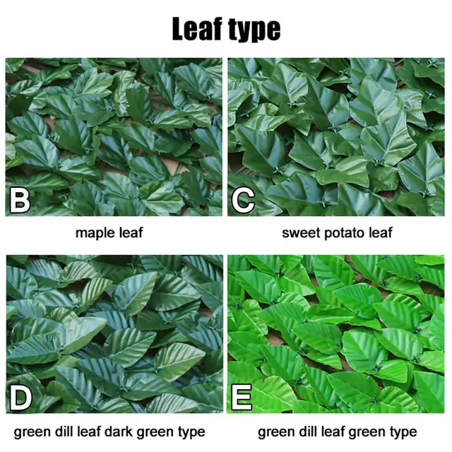 50*100 Cm Mesterséges Kerítés Nettó Növény Rattan Adatvédelmi Dekoráció Kültéri Uv Védelmi Kerítéshez - Image 5