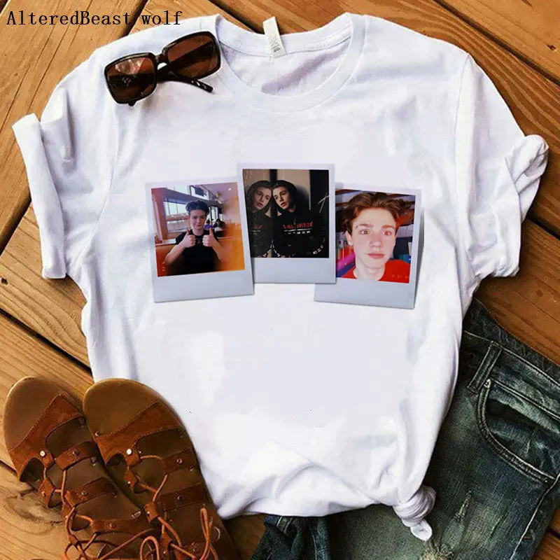 Payton Moormeier Merch футболка для женщин короткий рукав повседневные топы мультяшная