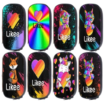 

Likee App Likee Pencil Case Likee Live Pencil Holder Students Pen Bags Fashion Stationary Bag Boys Girls Storage Bags